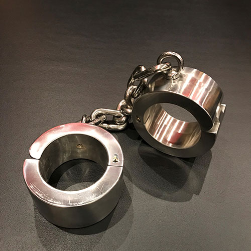 Ankle cuffs 7 kg - for extreme cases | Bizarrstudio Elegance Steel equipment